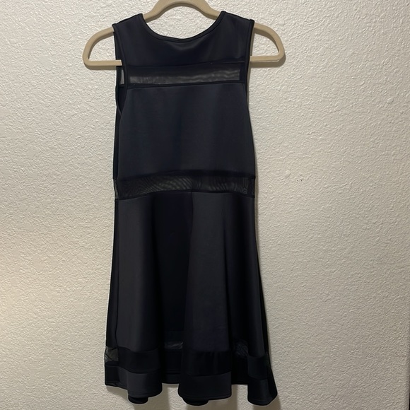 TMG Women’s Black Dress With Mesh Inserts. Very Cute And Very Good Condition. - Picture 6 of 8